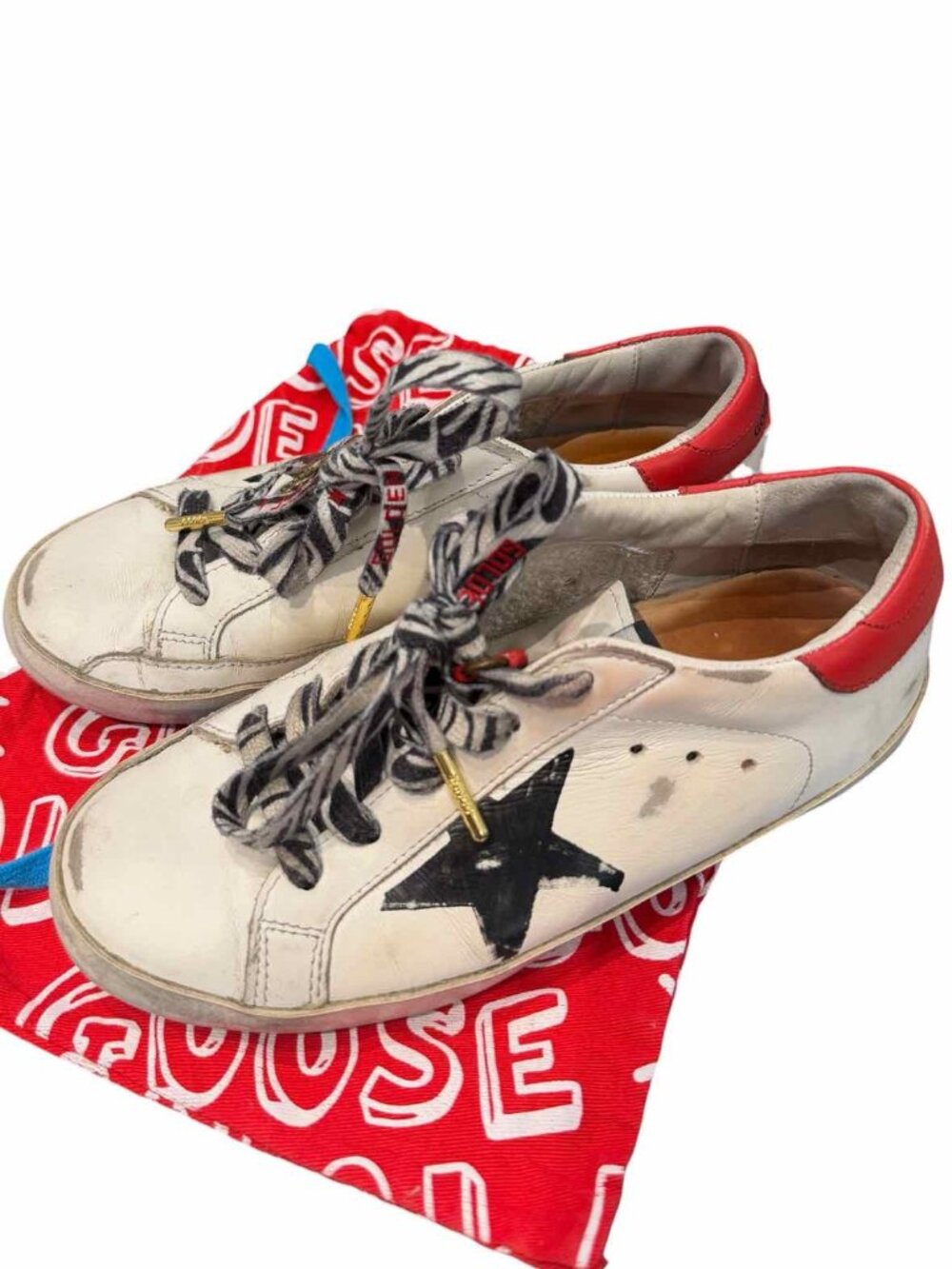 Golden Goose Red white and blue Size 34 Shoes
